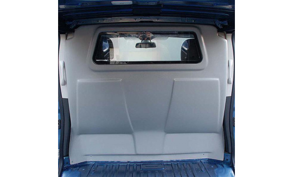 Trennwand mit Fenster für Nissan NV300, Bj. ab 2016, für Normal- und Hochdach, aus Polyester stoffbezogen, verwenden, wenn keine originale Trennwand verbaut war