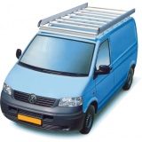 Dachgepäckträger aus Aluminium für Volkswagen T5, Bj. 2003-2015, Radstand 3400mm, Normaldach, mit Hecktüren