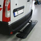 Ausziehbare Hecktrittstufe für Nissan NV400, Bj. 2010-2021, Frontantrieb, für Fahrzeuge ohne Anhängerkupplung