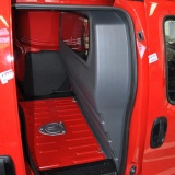 Trennwand ohne Fenster für Fiat Fiorino, Bj. ab 2008, aus ABS-Kunststoff