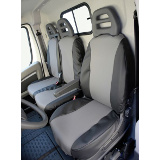 Sitzbezug für Fiat Doblo, Bj. 2001-2010, aus Kunstleder, Einzelsitz (Fahrersitz) mit Seitenairbag