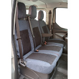 Sitzbezug für Ford Custom, Bj. 2012-2022, Alcanta, Einzelsitz (Beifahrersitz) mit Seitenairbag