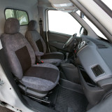 Sitzbezug für Opel Combo, Bj. 2011-2018, Alcanta, Einzelsitz (Beifahrersitz) mit Seitenairbag